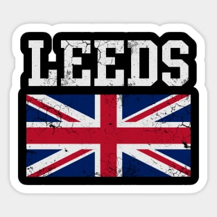 Leeds United Kingdom Union Jack England Sticker